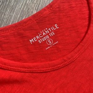 J Crew 100% Cotton 🍅 Mercantile Studio T